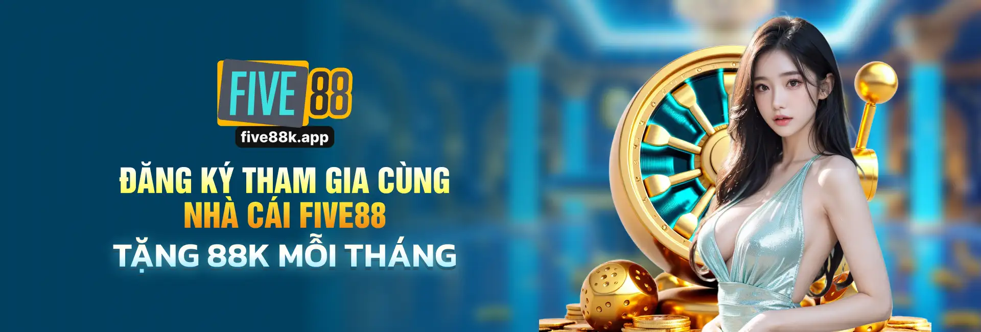 Banner đăng ký tham gia cùng Five88 tặng 88k